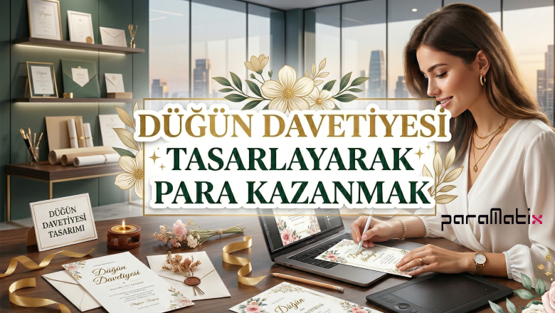  Düğün Davetiyesi Tasarlayarak Para Kazanmak 