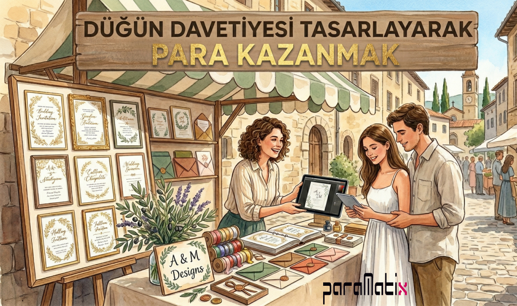 Düğün Davetiyesi Tasarlayarak Para Kazanmak 